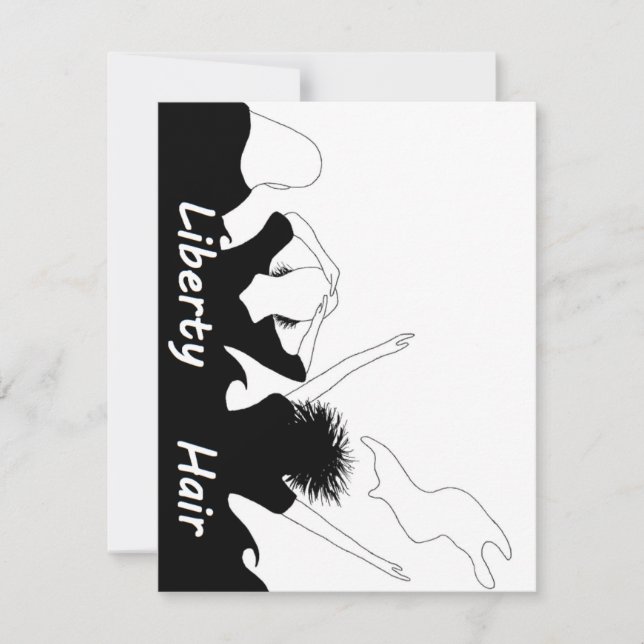 Liberty hair card (Front)