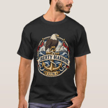 Liberty Harbour Eagle Anchor Nautical Crest