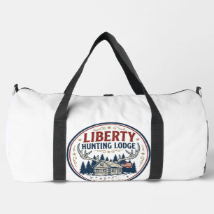 Liberty Hunting Lodge Patriotic Patriotic Hunting  Duffle Bag