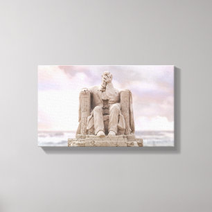 Liberty is Crumbling Canvas print