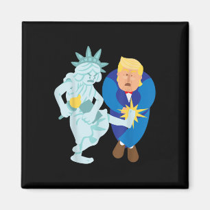 Liberty Kicks Trump 2020 Election Anti Donald Demo Magnet