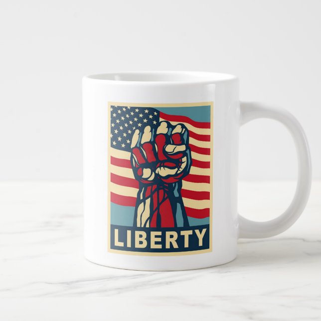 Liberty Large Coffee Mug (Right)
