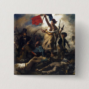 Liberty Leading the People 15 Cm Square Badge