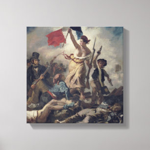 Liberty Leading the People Eugène Delacroix Canvas Print