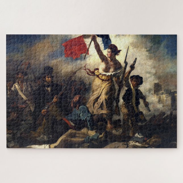 Liberty Leading the People - Eugène Delacroix Jigsaw Puzzle (Horizontal)