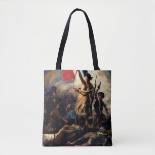 Liberty Leading the People, Eugene Delacroix Tote Bag