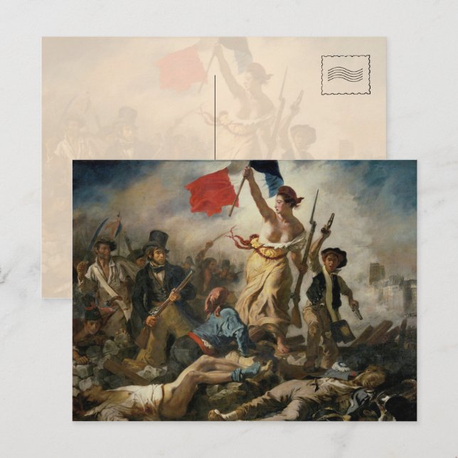 Liberty Leading the People (July 28, 1830) Postcar Postcard (Front/Back)