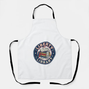 Liberty Library Patriotic Patriotic Library Readin Apron