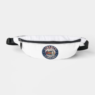 Liberty Library Patriotic Patriotic Library Readin Bum Bags