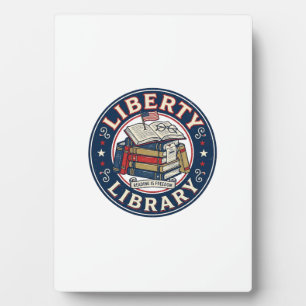 Liberty Library Patriotic Patriotic Library Readin Plaque