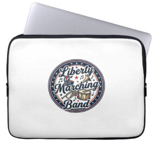 Liberty Marching Band Patriotic Patriotic Marching Laptop Sleeve