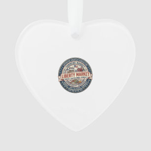 Liberty Market Patriotic Patriotic Farmers Market  Ornament