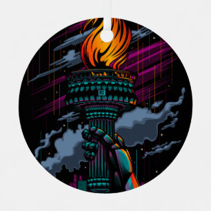 Liberty Metal Tree Decoration