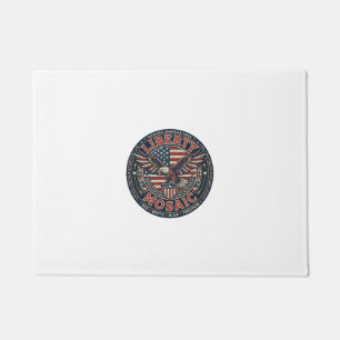 Liberty Mosaic Patriotic Patriotic Mosaic Vintage Doormat