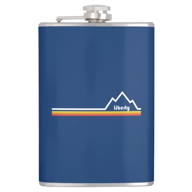 Liberty Mountain Resort, Pennsylvania Hip Flask (Front)