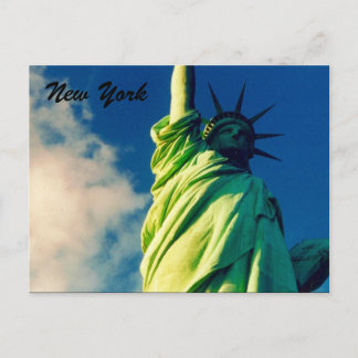 liberty ny postcard