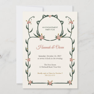 Liberty Oculus Engagement Party Invitation