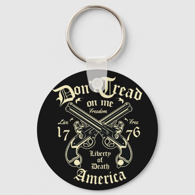 Liberty Of Death USA live free Key Ring (Front)