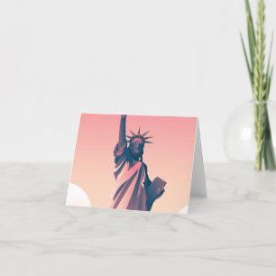 Liberty of Statue Thank You Card