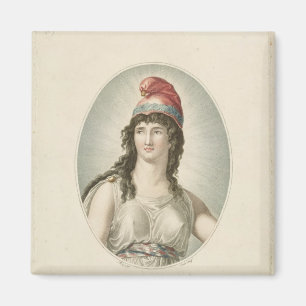 Liberty, Patron of the French, engraved by Ruotte Magnet