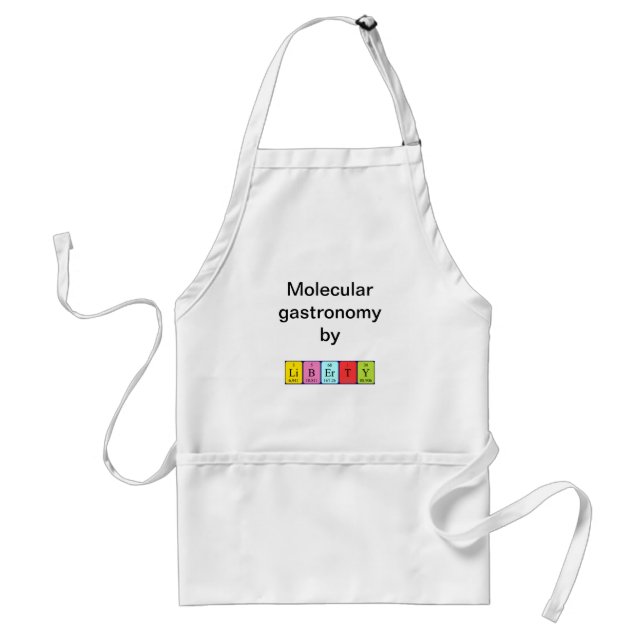 Liberty periodic table name apron (Front)