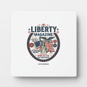 Liberty Popsicle Patriotic Patriotic Ice Cream Pop Plaque