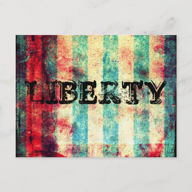 LIBERTY POSTCARD (Front)