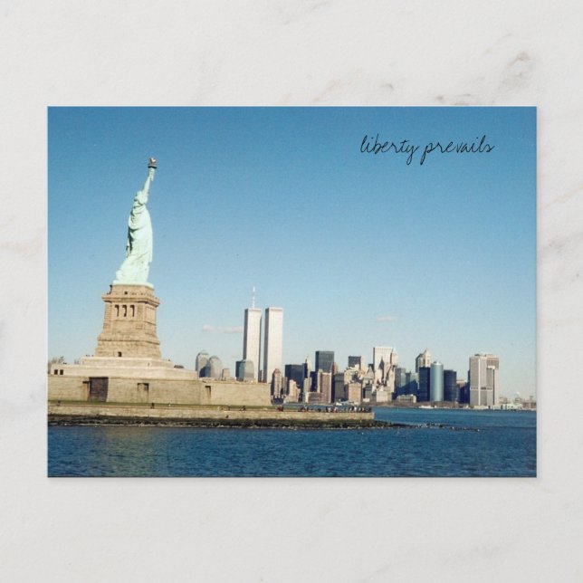 liberty prevails postcard (Front)