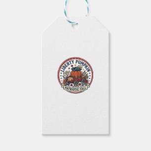 Liberty Pumpkin Patriotic Patriotic Pumpkin Fall A Gift Tags
