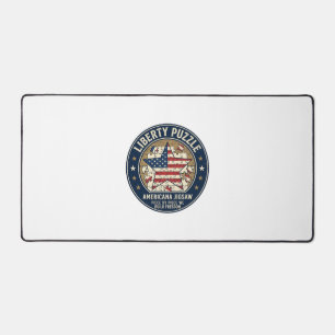 Liberty Puzzle Patriotic Patriotic Puzzle Jigsaw V Desk Mat
