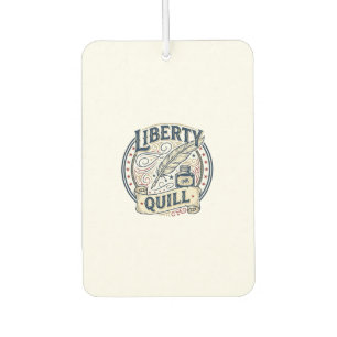 Liberty Quill Patriotic Patriotic Quill Ink Vintag Car Air Freshener