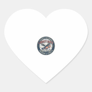Liberty Skate Patriotic Patriotic Skateboard Vinta Heart Sticker