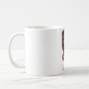 Liberty Skull and Eagle Coffee Mug