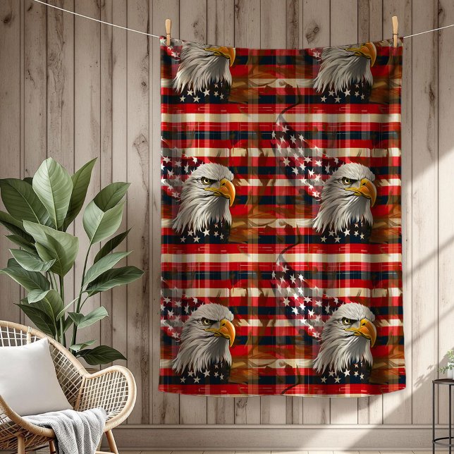 Liberty Soars Blanket Eagle and Flag Home Gift (Liberty Soars Blanket Eagle and Flag Home Gift)