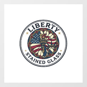 Liberty Stained Glass Patriotic Patriotic Stained