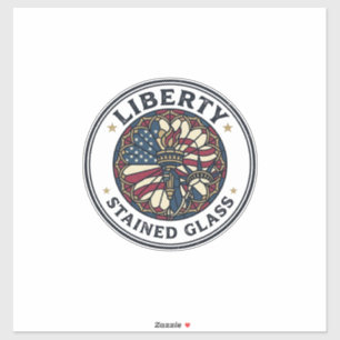 Liberty Stained Glass Patriotic Patriotic Stained