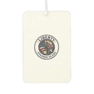 Liberty Stained Glass Patriotic Patriotic Stained Car Air Freshener