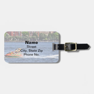 Liberty State Park - Jet Ski in Morris Canal Basin Luggage Tag