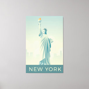 Liberty Statue Canvas Print
