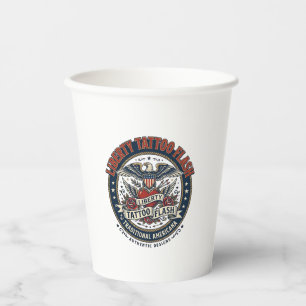 Liberty Tattoo Flash Patriotic Patriotic Tattoo Fl Paper Cups