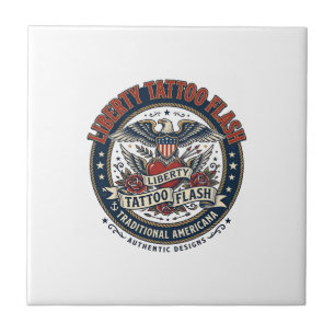 Liberty Tattoo Flash Patriotic Patriotic Tattoo Fl Tile