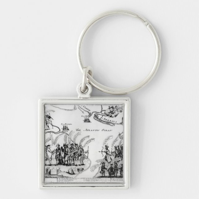 Liberty Triumphant, or the Downfall Key Ring (Front)