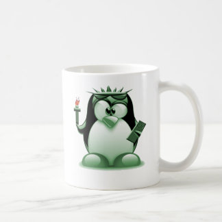 Liberty Tux (Linux Tux) Coffee Mug