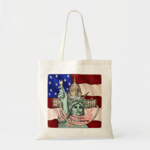 Liberty Unplug USA Tote Bag
