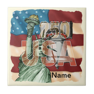 Liberty USA 250th anniversary Tile