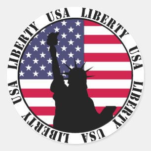 Liberty USA Stickers