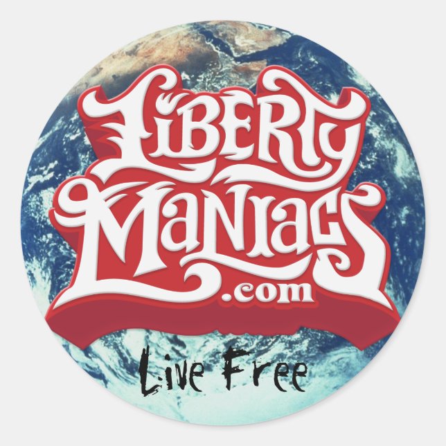 LibertyManiacs.com Sticker (Front)