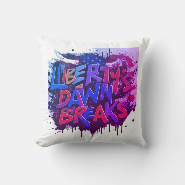 LIBERTY'S DAWN BREAKS CUSHION (Front)