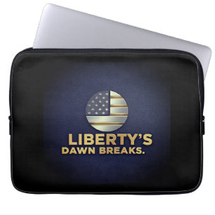 Liberty's Dawn Breaks   Laptop Sleeve