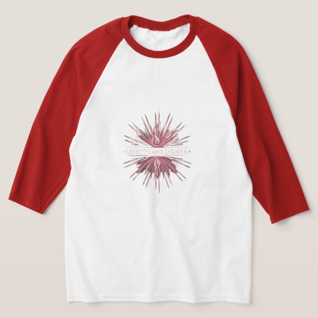 Liberty's Flame Night T-Shirt (Laydown)